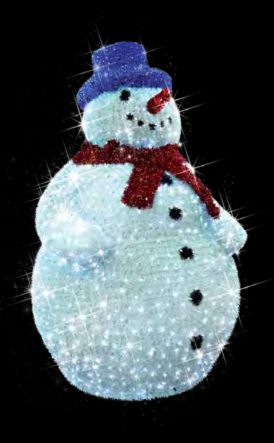 Светодиодная фигура Снеговик 8888888888888888888888