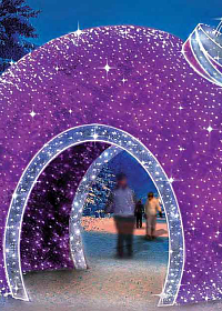 Светодиодный Шар Фиолет Арка – купить в Prime Decoration