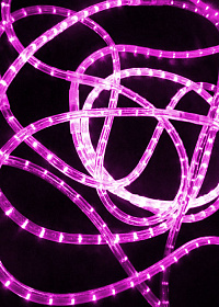 Дюралайт светодиодный LED 2-х проводной, розовый – купить в Prime Decoration