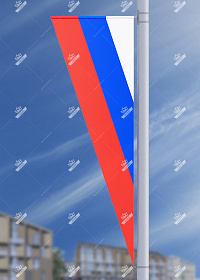 Флаги на столбы «Триколор» – купить в Prime Decoration