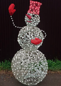 Светодиодная фигура Приветливый Снеговик – купить в Prime Decoration