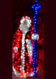 Световая фигура "Дед Мороз" – купить в Prime Decoration