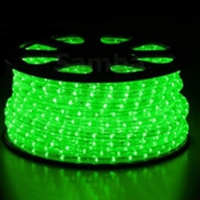 Дюралайт светодиодный LED 3-х проводной, зеленый 8888888888888888888888