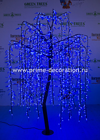 Светодиодное дерево Ива Синяя – купить в Prime Decoration