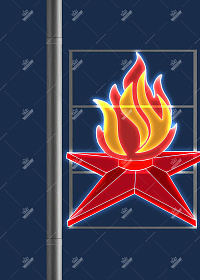 Консоль Триколор – вечный огонь – купить в Prime Decoration