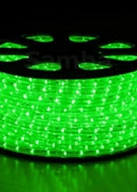 Дюралайт светодиодный LED 3-х проводной, зеленый – купить в Prime Decoration
