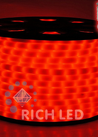Дюралайт светодиодный 2-х проводной, LED, красный – купить в Prime Decoration