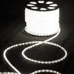 Дюралайт светодиодный 3-х проводной, LED, теплый белый