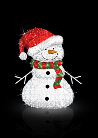 Светодиодный Снеговик 5 м – купить в Prime Decoration