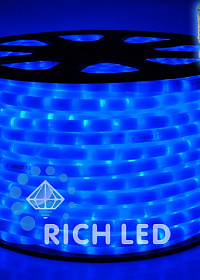 Дюралайт светодиодный 2-х проводной, синий, LED – купить в Prime Decoration