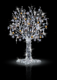  Светодиодное Дизайнерское дерево – купить в Prime Decoration