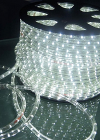 Светодиодный дюралайт 3-х проводной, белый, LED – купить в Prime Decoration