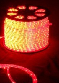 Дюралайт светодиодный LED 2-х проводной, красный – купить в Prime Decoration