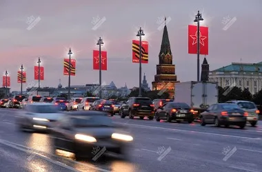 Флаги на столбы